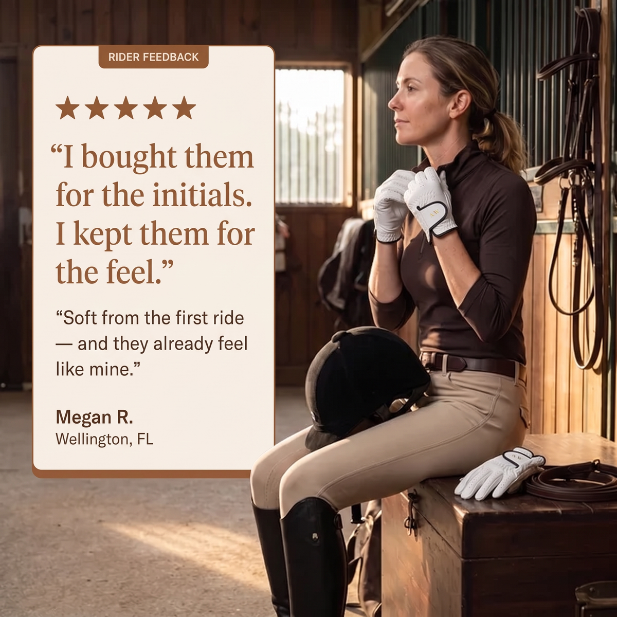 Horseford™ Personalized Riding Gloves