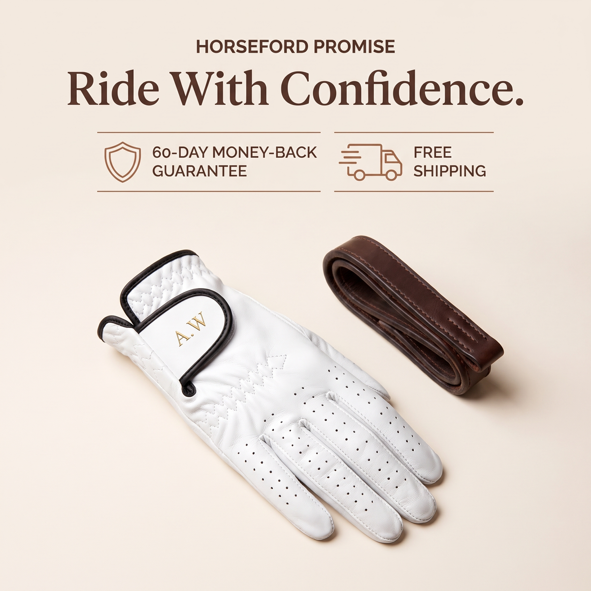 Horseford™ Personalized Riding Gloves
