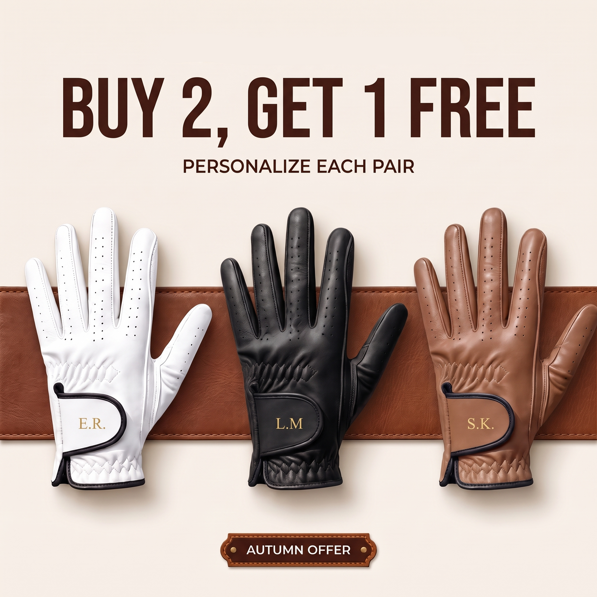 Horseford™ Personalized Riding Gloves
